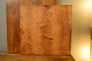 Maple Wood in Brown Mahogany Finish