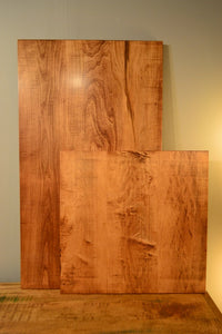 Maple Wood in Brown Mahogany Finish