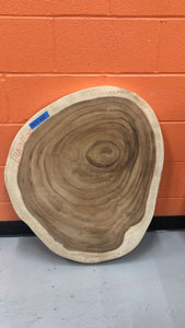 FA-R-26315 Live edge acacia crosscut slab