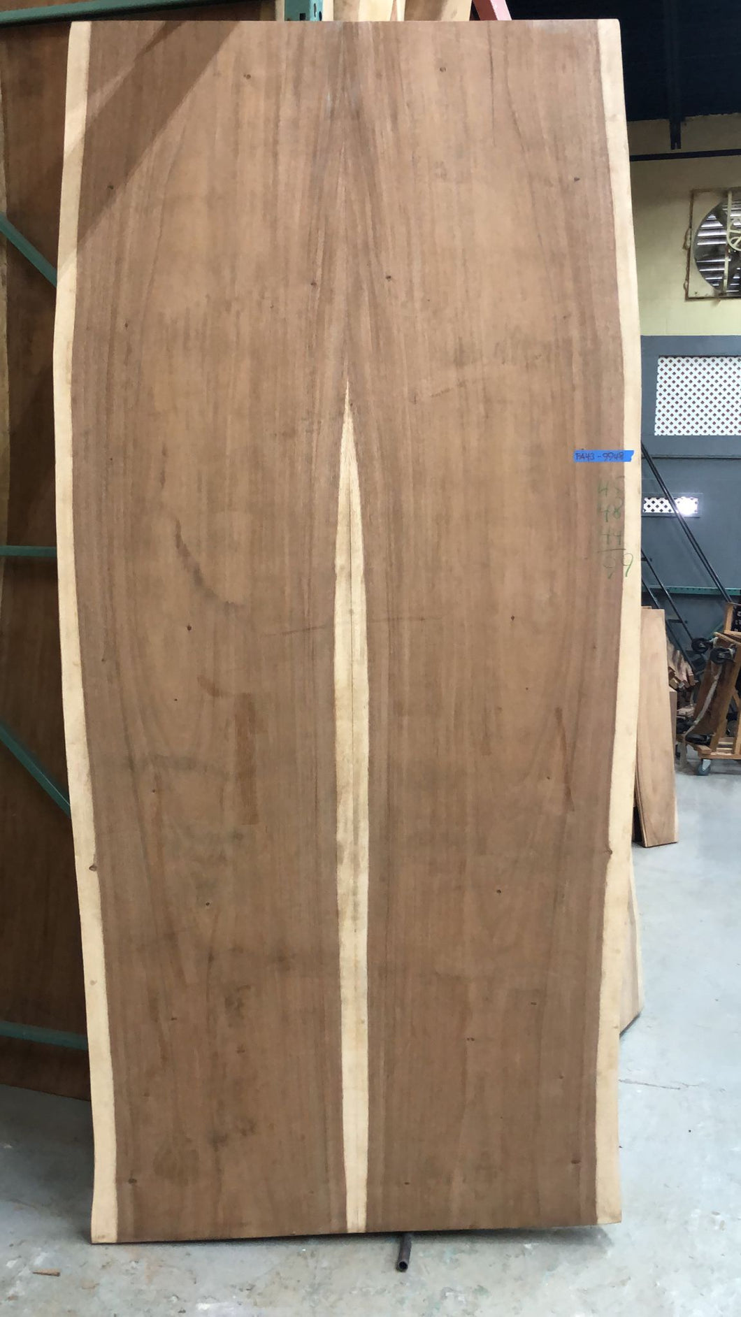 FA43-9948 Live edge acacia wood slab bookmatch 99