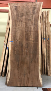 FA85-11851 Live edge acacia wood bookmatch slab 118"x51"