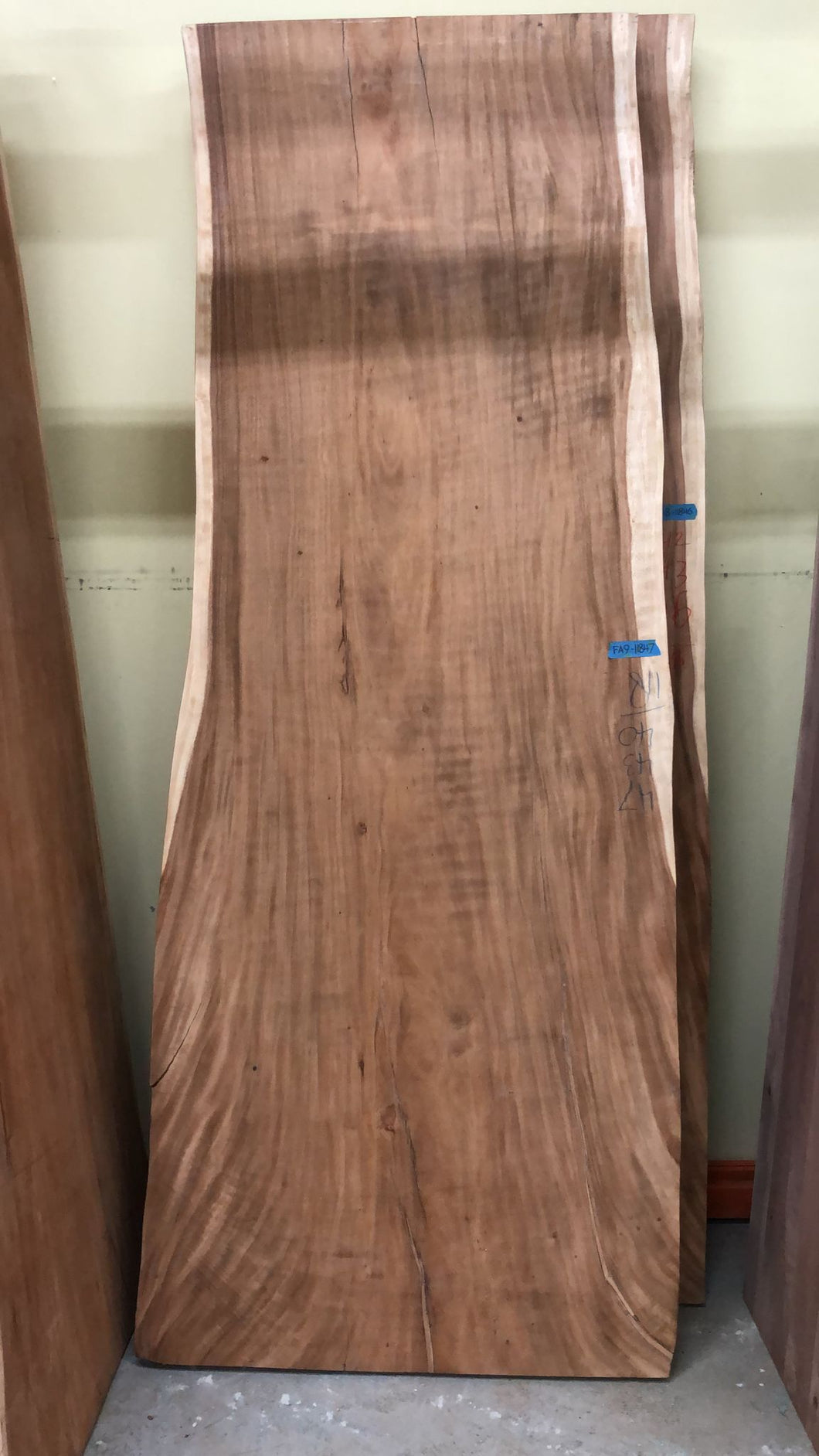 FA9-11847 Live edge acacia wood (single slab) 118