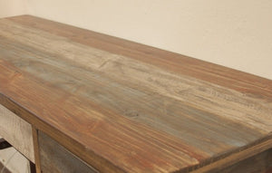 Multi-color wood desk 48"