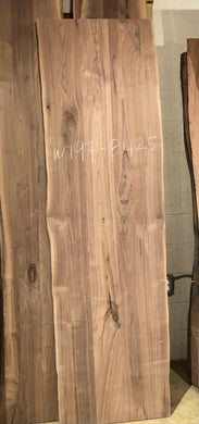 Unfinished Live Edge Wood Slab Table Top – Custom Sizes & Stains Available W197-8425 84