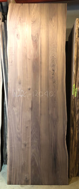 Solid Wood Live Edge Table Top – Raw Slab or Custom Finished W224-12040 120