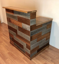 Custom reception desk counter or hostess stand