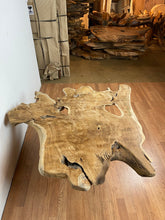 TS49-4347 Live edge free form teak root wood slab