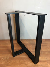Tri-square metal dining table base