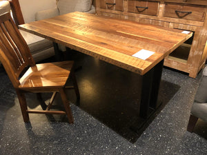 Reclaimed barn wood dining table