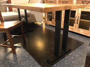 Reclaimed barn wood dining table