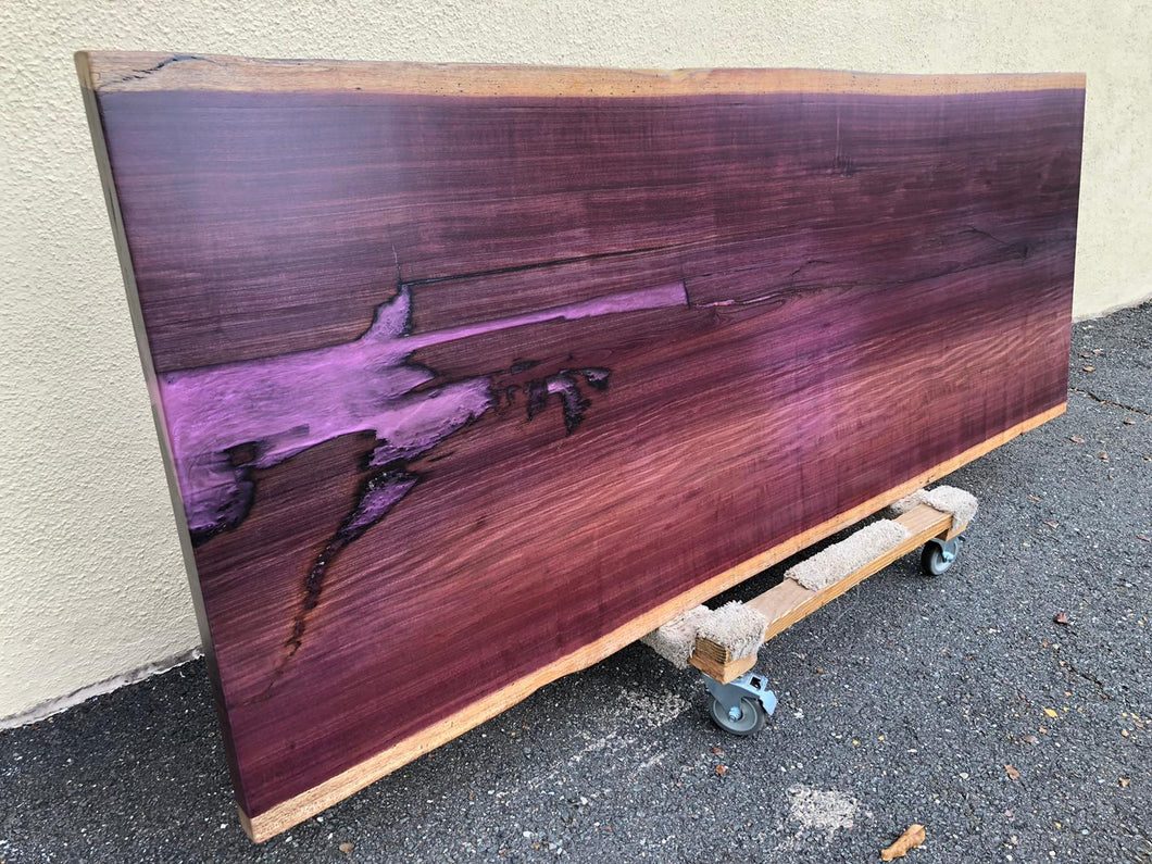 purple heart wood slab
