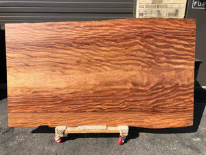 Live edge sapele wood slab (single slab)