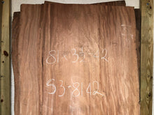 S3-8142 Live edge sapele wood (single slab)