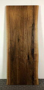 w122-6024 Live edge walnut desk table top 60x24