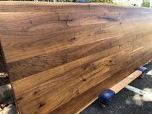 W203-12043 Live edge walnut wood dining table top 120"