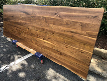 W203-12043 Live edge walnut wood dining table top 120"