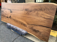 W22-9942 Bookmatch live edge walnut wood slab