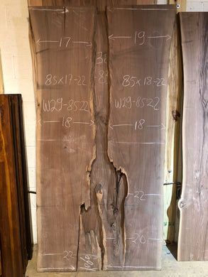 Rustic Live Edge Wood Table Top – Unfinished or Custom Finished W29-8522  85