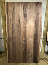 W33-7243 Live edge walnut wood dining table top