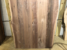 W33-7243 Live edge walnut wood dining table top