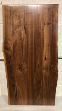 W64-4826 Live edge walnut wood table top 48x26