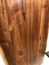 W64-4826 Live edge walnut wood table top