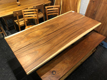 Live edge acacia wood dining table top 79" x 38"