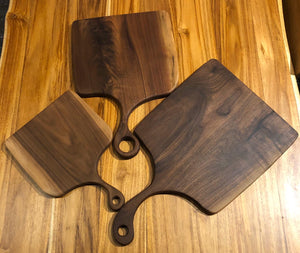 Walnut wood cutting board with Butcher Block Oil