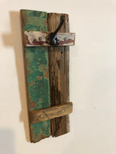 Reclaimed teak wood hanger
