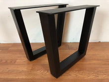 Trapezoid metal coffee table base