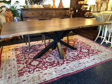 Live edge walnut wood dining table 84"