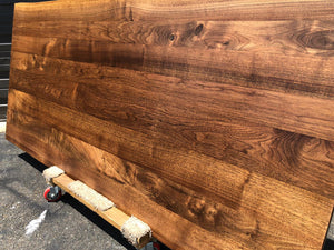 Live edge walnut wood kitchen table top