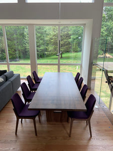 Walnut dining table 10 seater