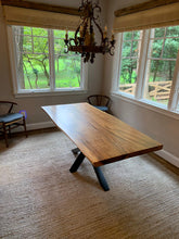 Acacia wood dining table