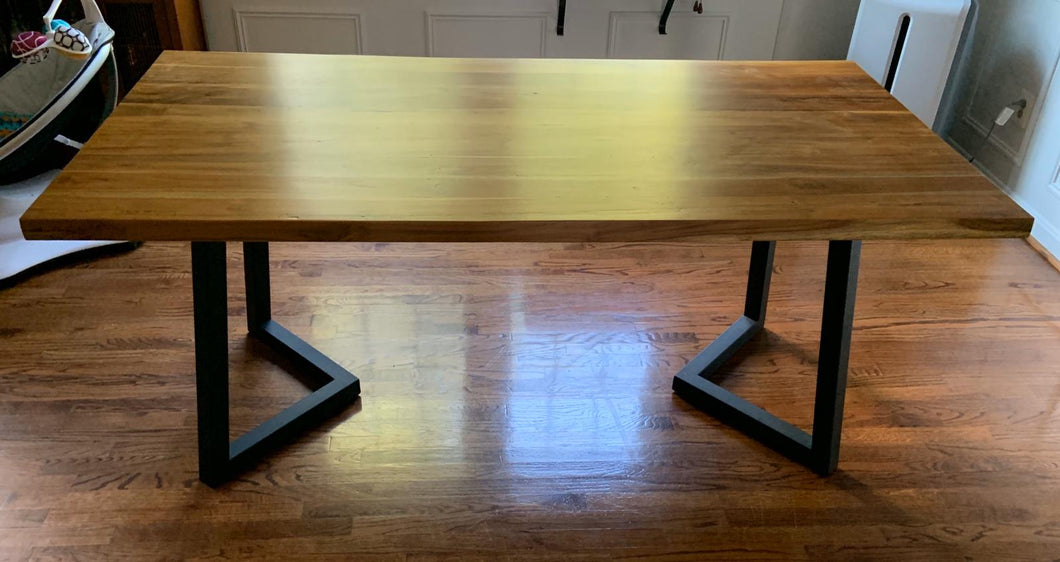 Teak dining table