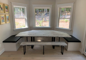 Barnwood banquet table