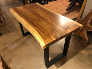 Live edge acacia wood desk 51.5"