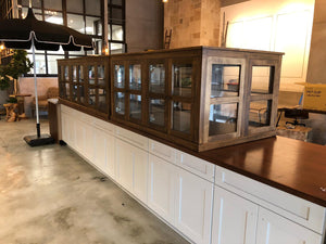 Custom bakery shelves