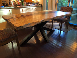 Live edge tamarind wood slab