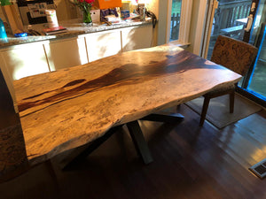 Live edge tamarind wood slab
