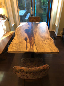 Live edge tamarind wood slab