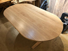 White oak dining table