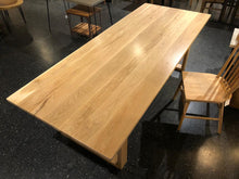 White oak dining table 96" x 38"