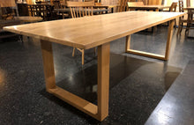 White oak dining table 96" x 38"