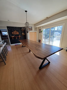 American black walnut table 14'