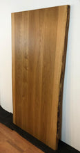 Live edge white oak wood dining table top 84"