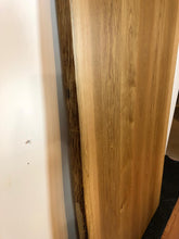 Live edge white oak wood dining table top 84"