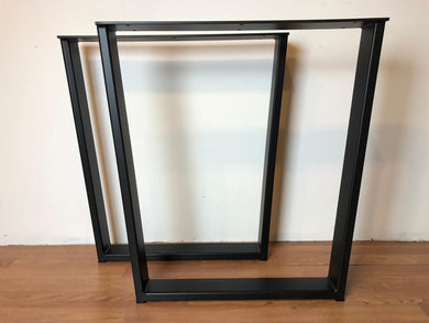 Trapezoid metal end base / legs for dining table (#KY)