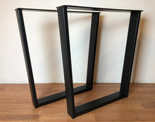 Trapezoid metal end base / legs for dining table (#KY)