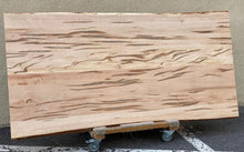 Live edge wormy maple wood dining table top 84"